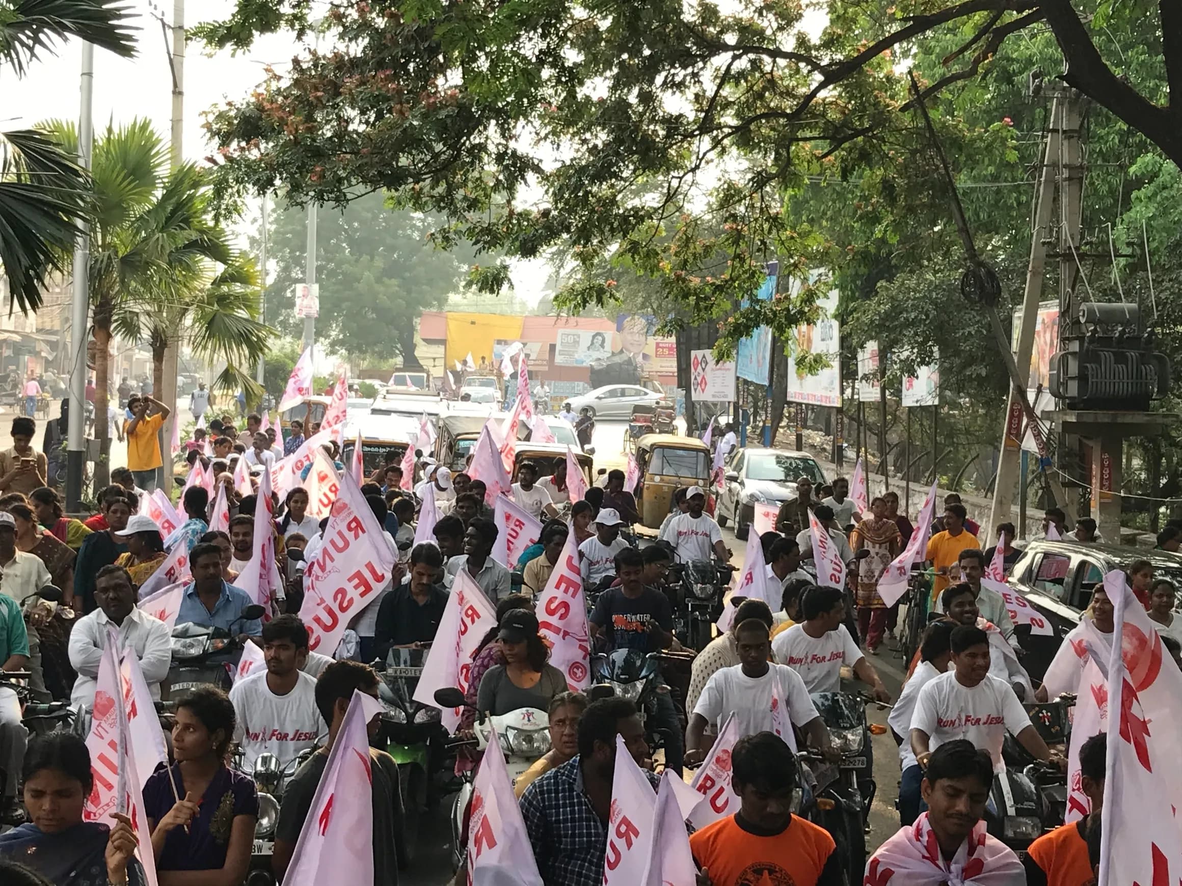 Run For Jesus — street proclamation
